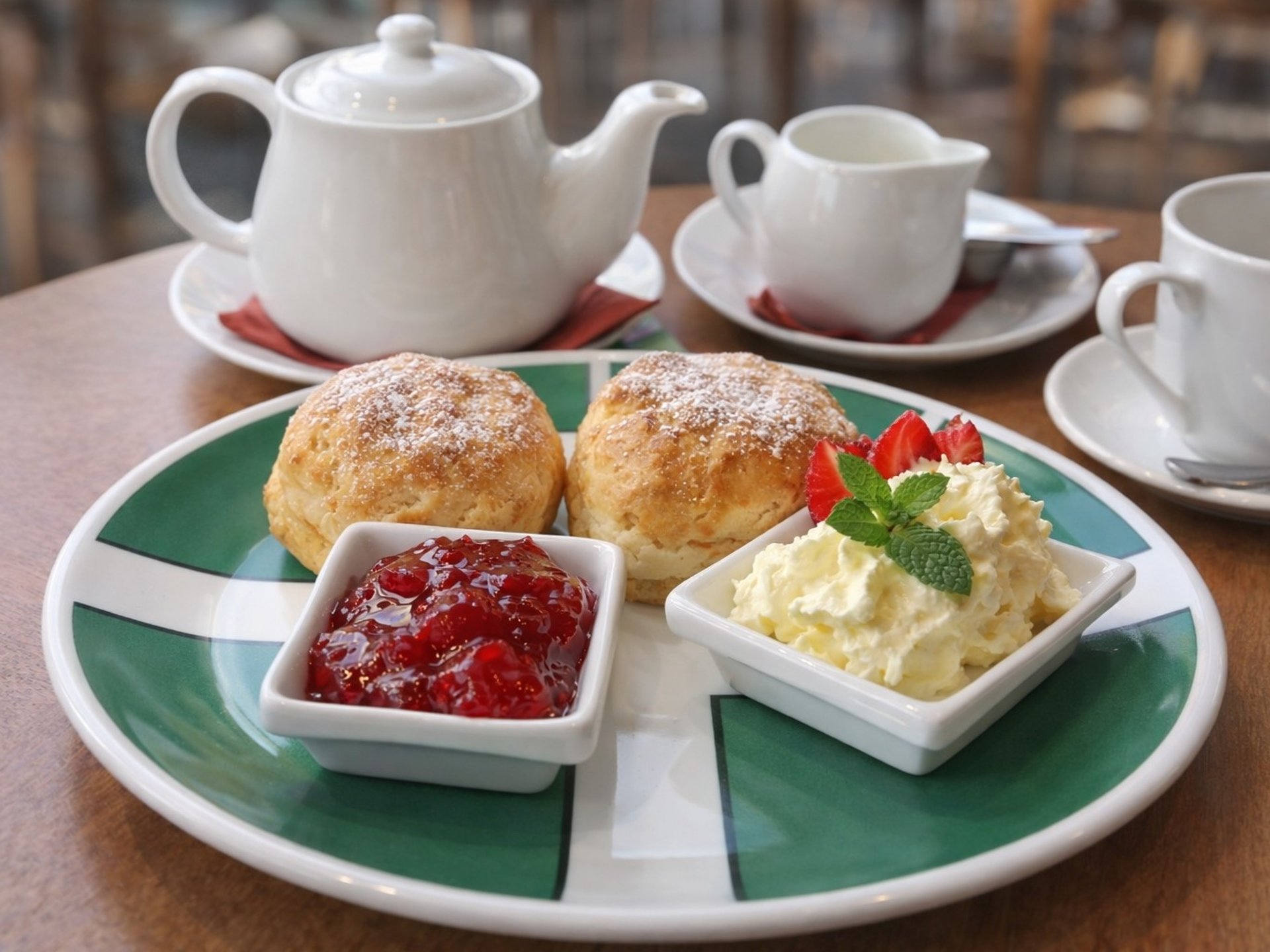 Traditional cream tea