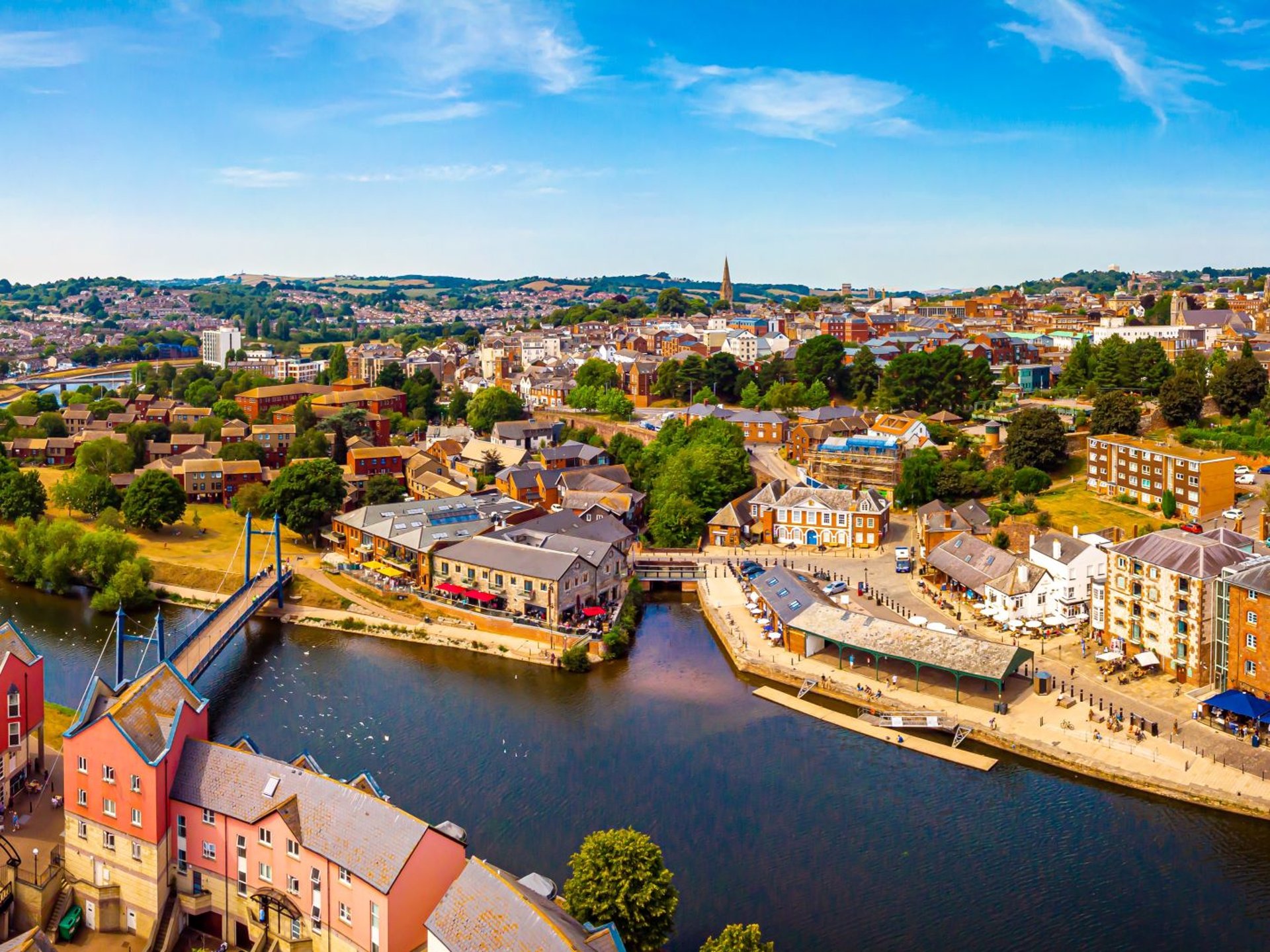 Exeter Quay and the River Exe