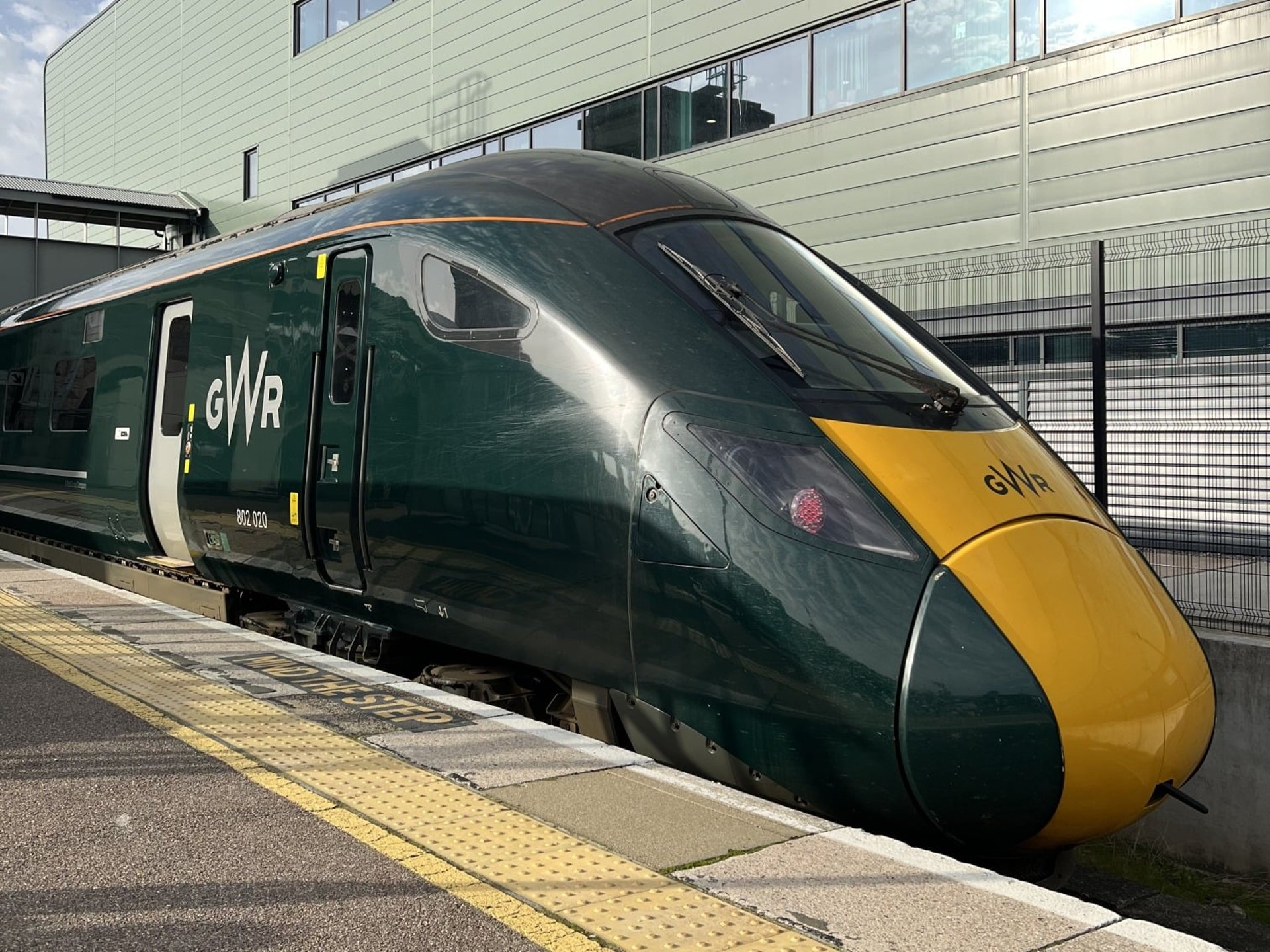GWR train at Exeter St David's station